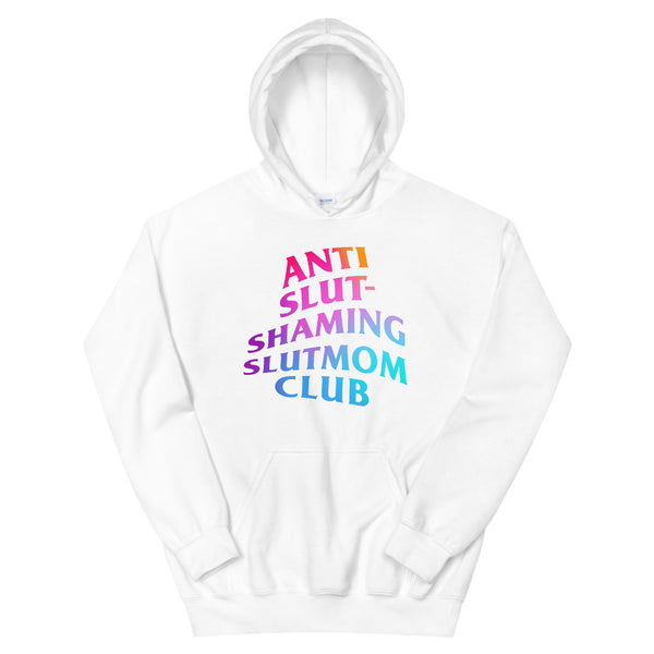 Anti Slut-Shaming Slutmom Rainbow Unisex Hoodie
