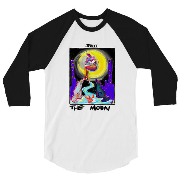 The Moon 3/4 sleeve raglan shirt